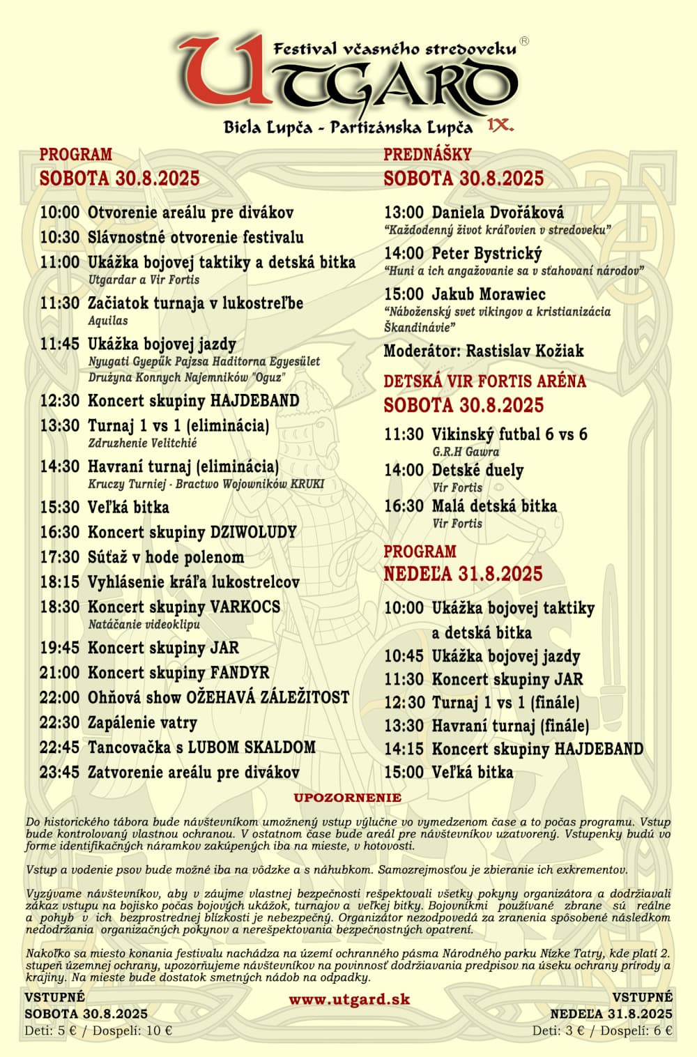 Utgard program 2024 - sk